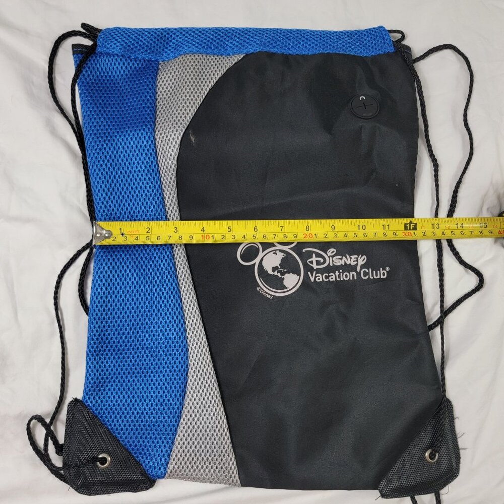 Disney Vacation Club DVC Drawstring Backpack Microfiber Mesh Bag Lightweight - Picture 7 of 8